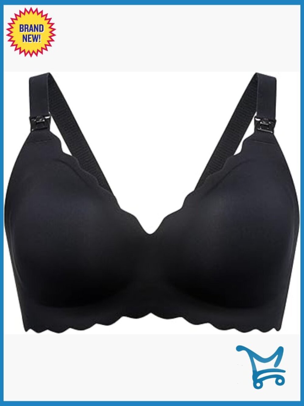 Seamless Nursing Bra Wireless Jelly Strip Support Maternity Bra